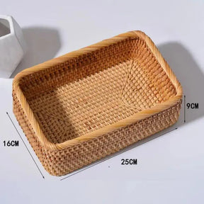Cesto Decorativo Trançado Organizador Natural KBN