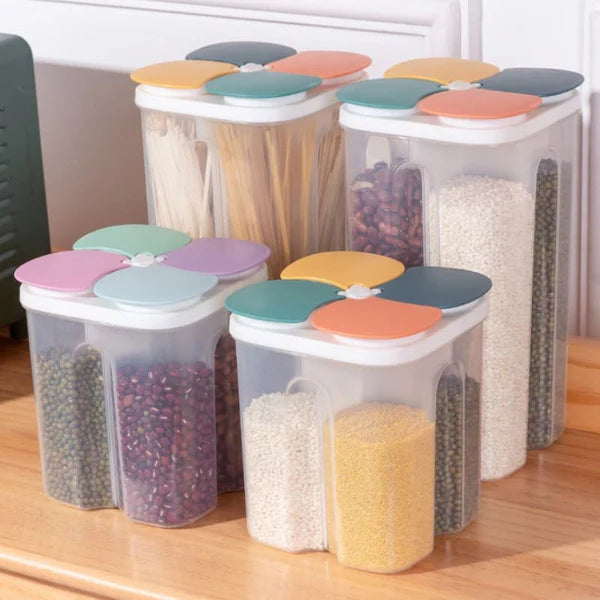 Dispensador Porta-Alimentos com Divisórias Kanban Store