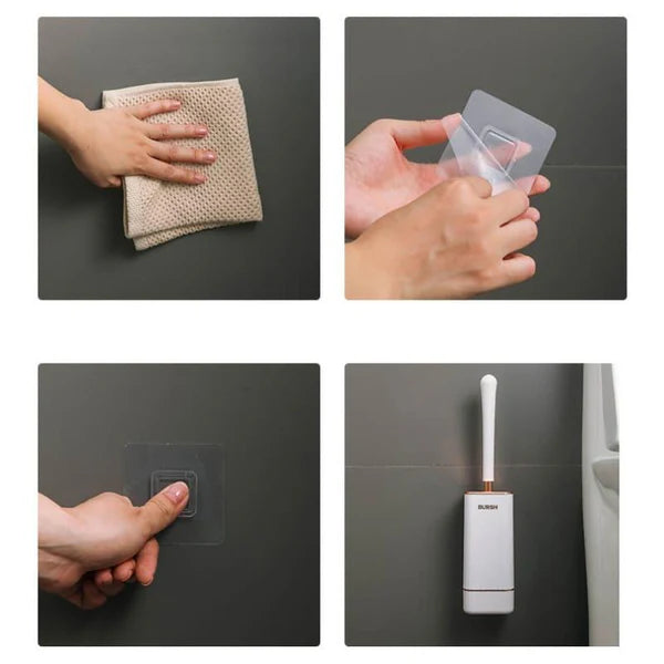 Escova Sanitária Silicone com Suporte Suspenso KBN