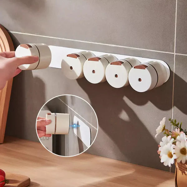 Kit de Porta-Temperos Magnéticos KBN Linha SpiceWall Pro