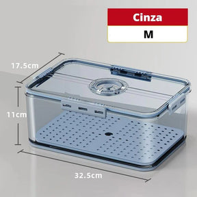 Organizador de Geladeira com Tampa e Marcador de Data KBN