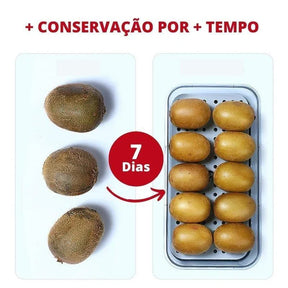 Organizador de Geladeira com Tampa e Marcador de Data KBN