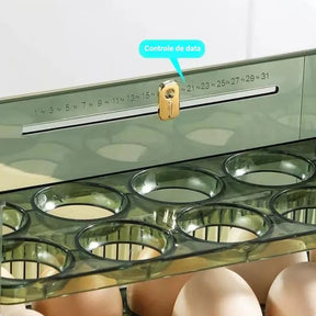 Organizador de Geladeira para Ovos KBN Linha FreshEgg
