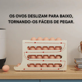 Organizador de Geladeira Porta Ovos KBN Linha CoolEgg