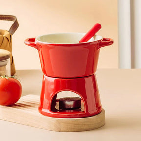 Panela de Fondue de Queijo e Chocolate de Cerâmica KBN