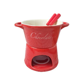Panela de Fondue de Queijo e Chocolate de Cerâmica KBN