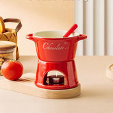 Panela de Fondue de Queijo e Chocolate de Cerâmica KBN