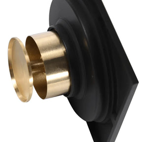 Ralo de Banheiro 10x10 Anti-Odor Preto KBN