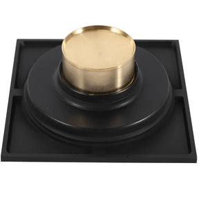 Ralo de Banheiro 10x10 Anti-Odor Preto KBN