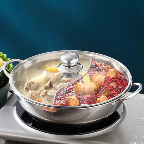 Panela de Inox KBN com Divisória - DuoPan