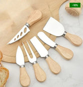 Kit de Utensílios com Alça de Madeira da KBN WoodTouch