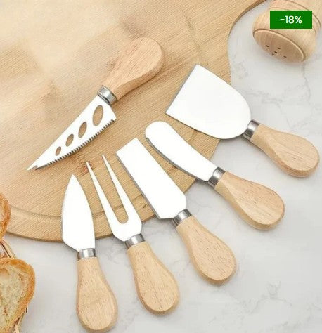 Kit de Utensílios com Alça de Madeira da KBN WoodTouch
