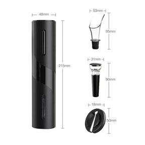 Abridor de Vinho Elétrico Recarregável com Design Sofisticado KBN