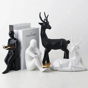 Aparador de Livros em Cerâmica Decorativo para Escritório e Estante KBN