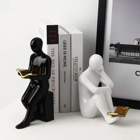 Aparador de Livros em Cerâmica Decorativo para Escritório e Estante KBN