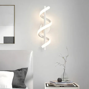 Arandela Espiral LED com 3 Cores para Quarto Sala e Corredor KBN