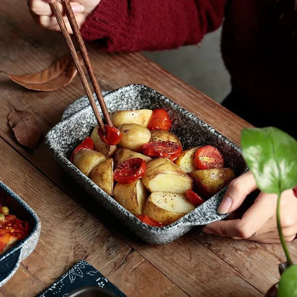 Assadeira de Cerâmica Japonesa para Forno, Mesa e Servir KBN