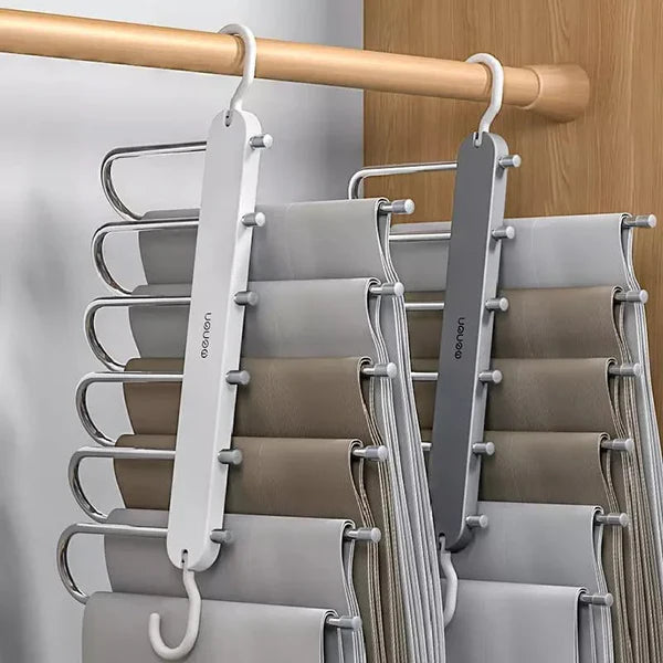 Cabide Organizador de Calças 6 em 1 para Guarda-Roupa KBN