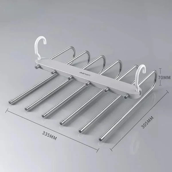 Cabide Organizador de Calças 6 em 1 para Guarda-Roupa KBN