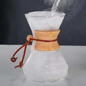 Cafeteira Manual de Vidro Borossilicato com Design Diamante KBN