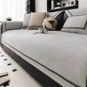 Capa de Sofá Chenille Antiderrapante Pet Friendly para Sala KBN