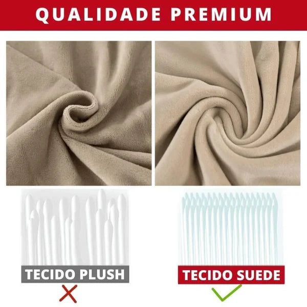 Capa para Sofá Suede Cinza Escuro Impermeável KBN