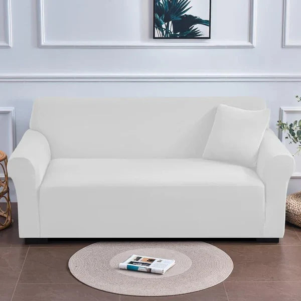 Capa para Sofá Spandex Branco Impermeável para Sala KBN