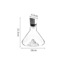 Decanter de Cristal Iceberg Feito à Mão para Bar e Bebidas KBN