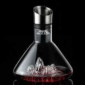 Decanter de Cristal Iceberg Feito à Mão para Bar e Bebidas KBN