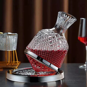 Decanter de Vinho de Vidro Cristal 1500ml para Aeração KBN