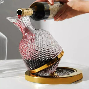 Decanter de Vinho de Vidro Cristal 1500ml para Aeração KBN