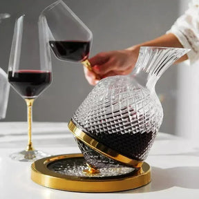 Decanter de Vinho de Vidro Cristal 1500ml para Aeração KBN