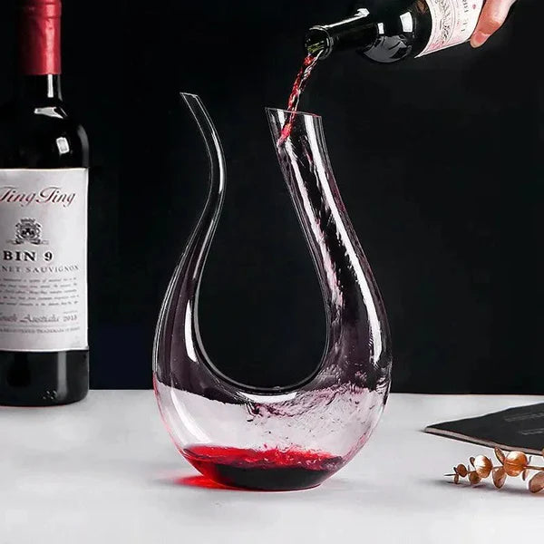 Decanter de Vinho de Vidro em Formato de Cisne 1500ml KBN