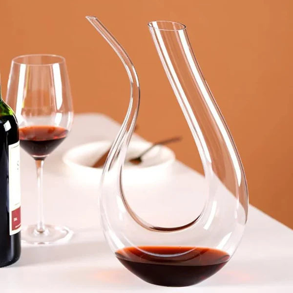 Decanter de Vinho de Vidro em Formato de Cisne 1500ml KBN