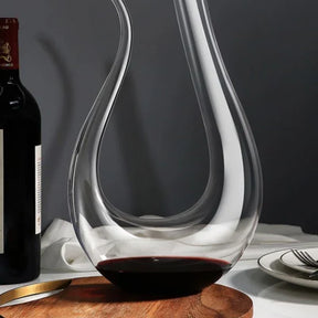 Decanter de Vinho de Vidro em Formato de Cisne 1500ml KBN