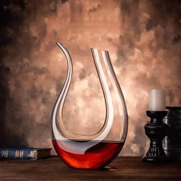 Decanter de Vinho de Vidro em Formato de Cisne 1500ml KBN