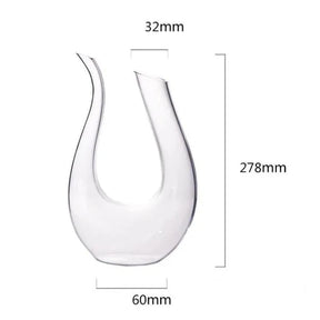 Decanter de Vinho de Vidro em Formato de Cisne 1500ml KBN