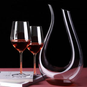 Decanter de Vinho de Vidro em Formato de Cisne 1500ml KBN