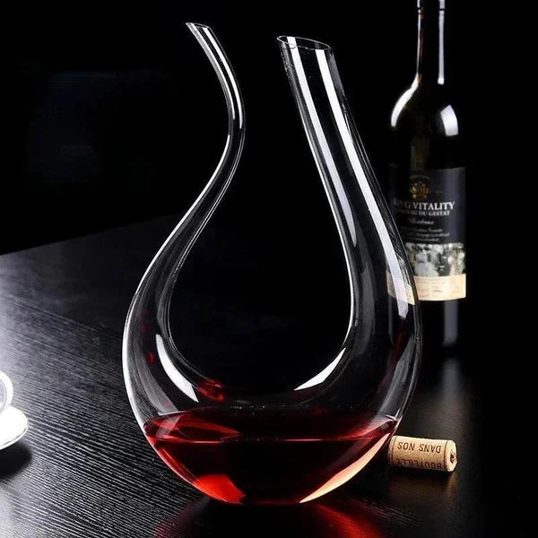 Decanter de Vinho de Vidro em Formato de Cisne 1500ml KBN