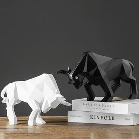 Decoração de Mesa de Resina Estátua Touro KBN
