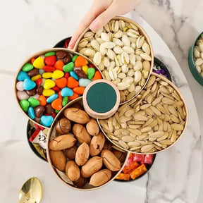 Organizador Giratório para Alimentos e Doces com Tampa Hermética KBN