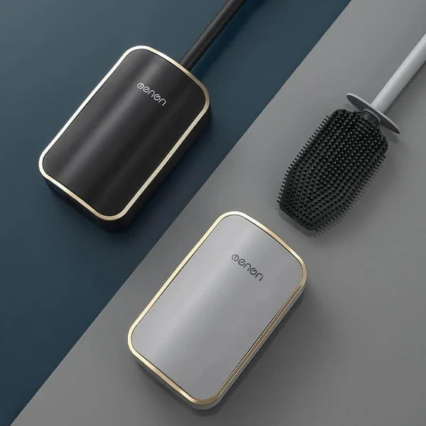 Escova Sanitária de Silicone com Suporte para Banheiro KBN