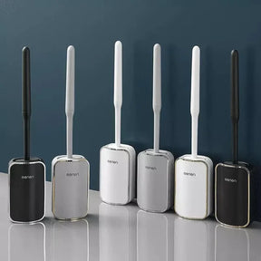 Escova Sanitária de Silicone com Suporte para Banheiro KBN