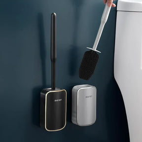 Escova Sanitária de Silicone com Suporte para Banheiro KBN