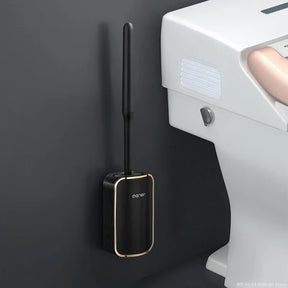 Escova Sanitária de Silicone com Suporte para Banheiro KBN
