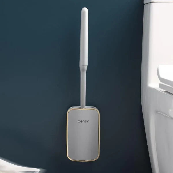 Escova Sanitária de Silicone com Suporte para Banheiro KBN