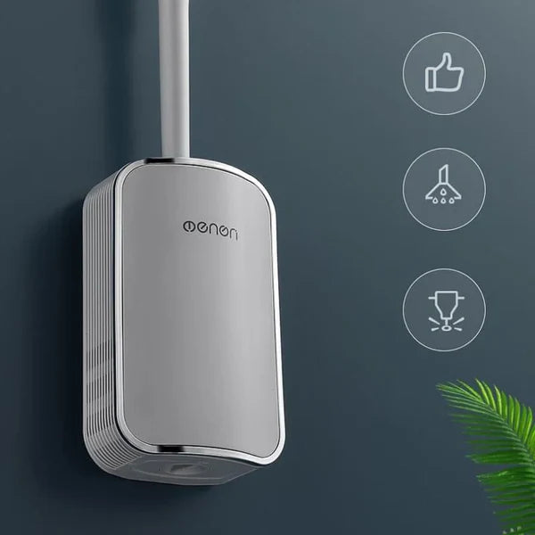 Escova Sanitária de Silicone com Suporte para Banheiro KBN