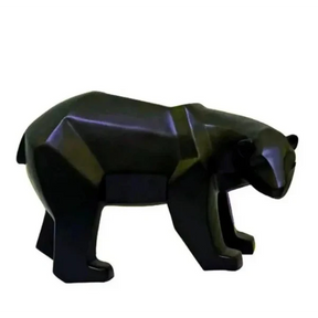 Escultura Decorativa Urso Polar Geométrico KBN