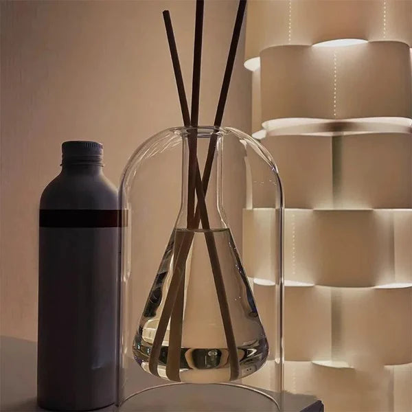 Difusor de Aromaterapia Vidro Transparente Design Minimalista para Decoração KBN