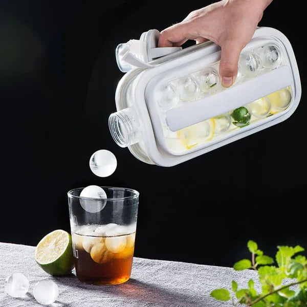 Garrafa de água com Molde de Gelo Redondo para Bebidas Geladas KBN